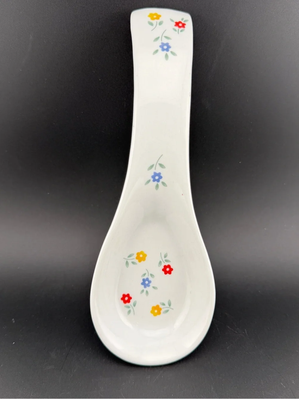 Corelle English Meadow Stoneware Spoon Rest Petite Flowers 8”x3”x1” Cottage Core